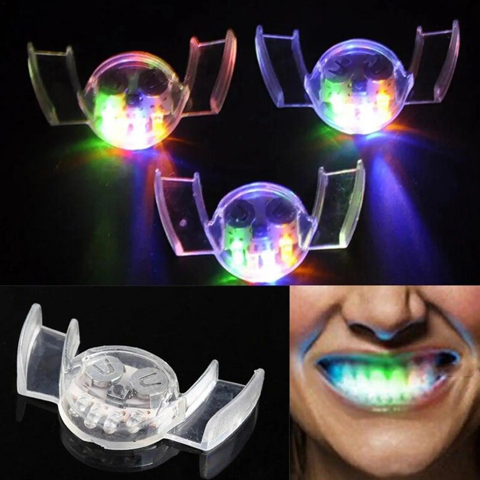Flashing Led Light Up Mouth Piece.