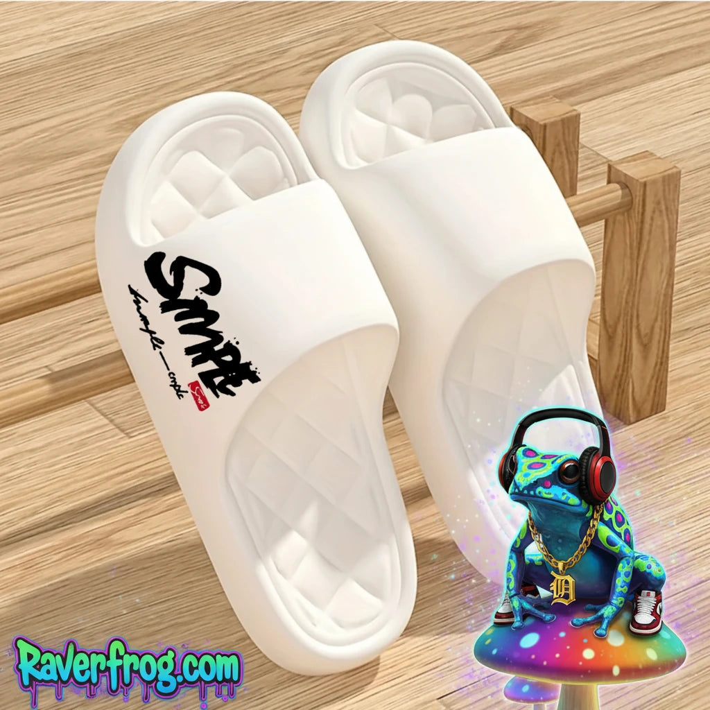 SIMPLE SLIDES.  Four-Season Men's Fashion Slippers, Waterproof, Non-Slip, Casual, Soft, Breathable.  Cloud/Pillow-Top Comfort.