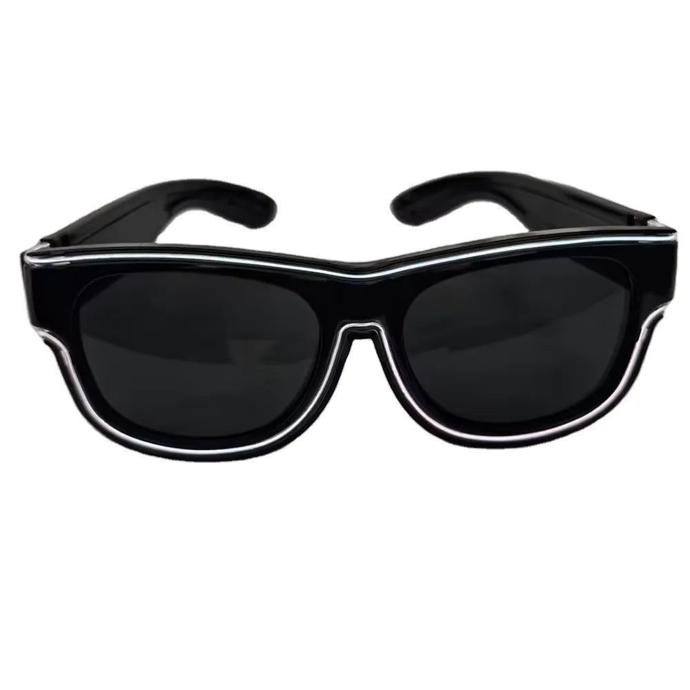 Raverfrog Wireless LED luminous rechargeable sunglasses.  No cords!