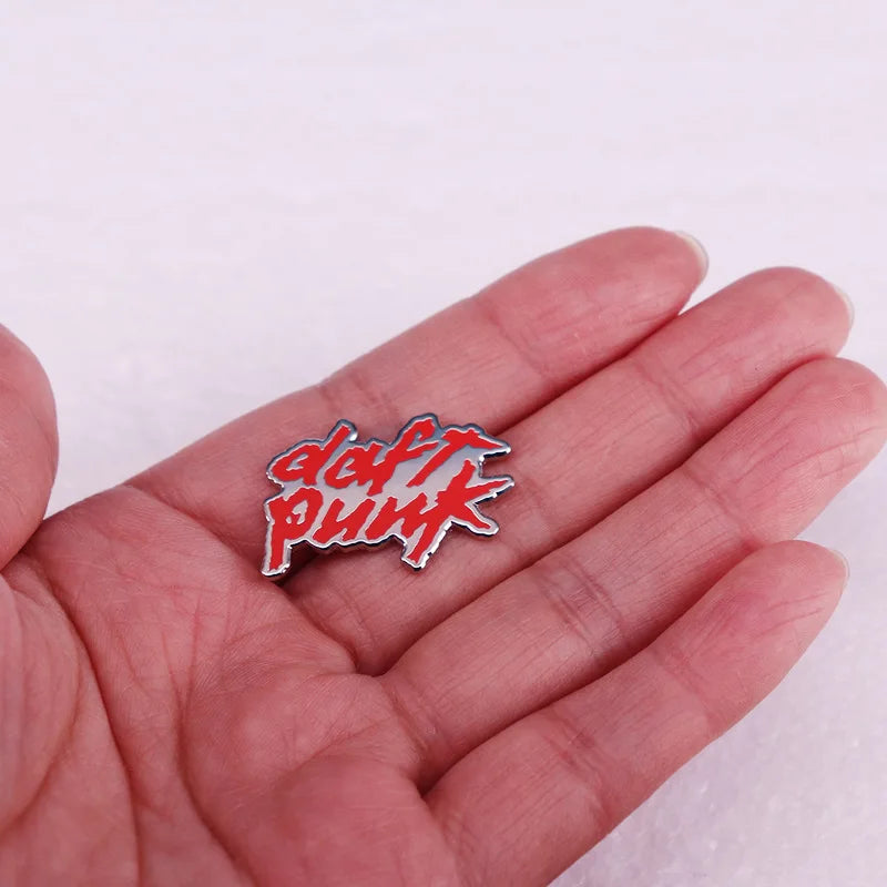Daft Punk Electronic Music Badge Hard Enamel Pin