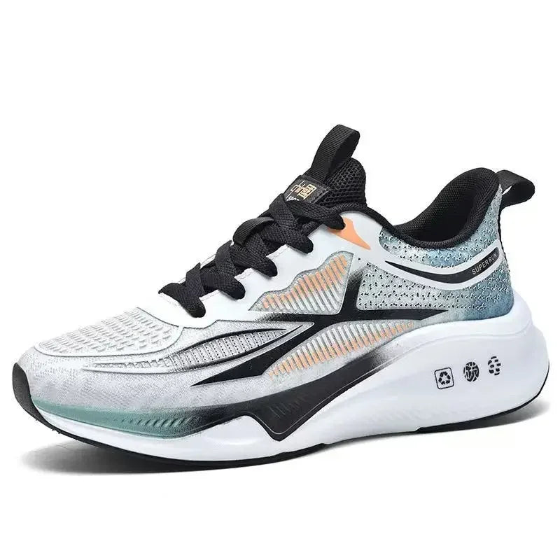 Running & Walking Men's Shoes - Lace-up, Lightweight, Comfortable & Breathable Tennis Shoes.  Air Mesh+AerospaceRubber