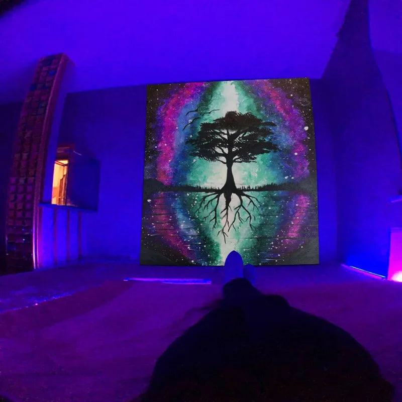 Mysterious Galactic Space Varieties.  Psychedelic Fluorescent Tapestry.  Many Choices.