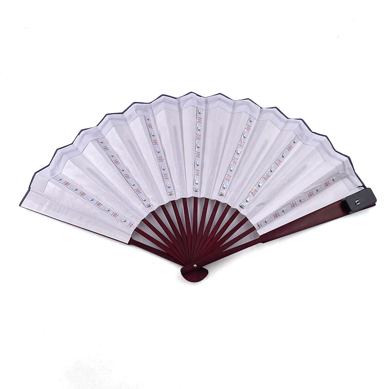 Rechargeable LED Rave Fan.  Color Modes.  Long Battery Life.