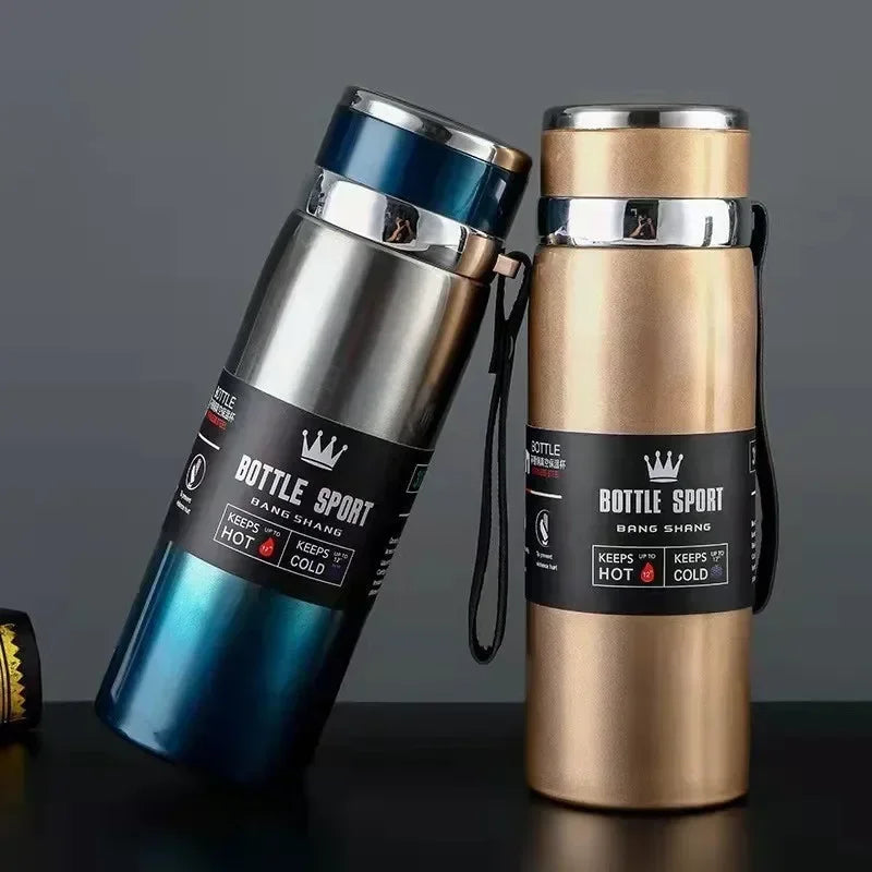 1L Thermal Hot/Cold Vacuum sealed Water Bottle.