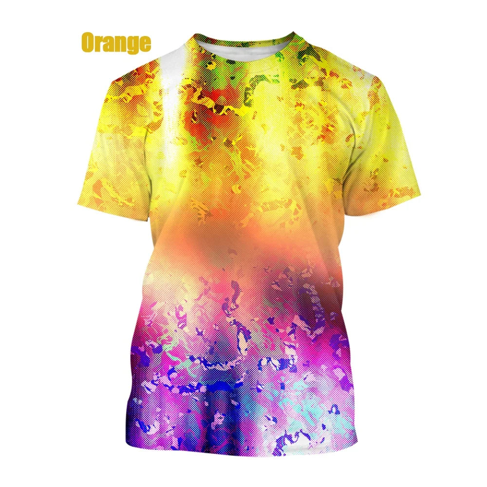 Art Creative 3d Printing T-shirt