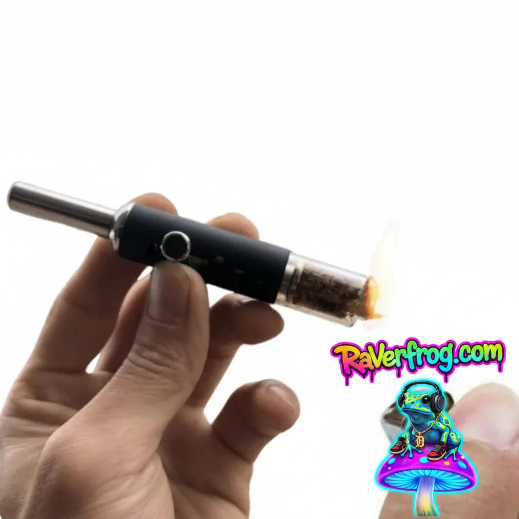 5-Level Adjustable Metal Pipe with Glass Tube | Reusable EDG Dry Burn Pipe with filter | Load a few grams and go.  Pack and push 5 different levels of Herb to the front.  Pushes Ashes out and pushes new green to the front.  Festival Must Have! 💨Anything!