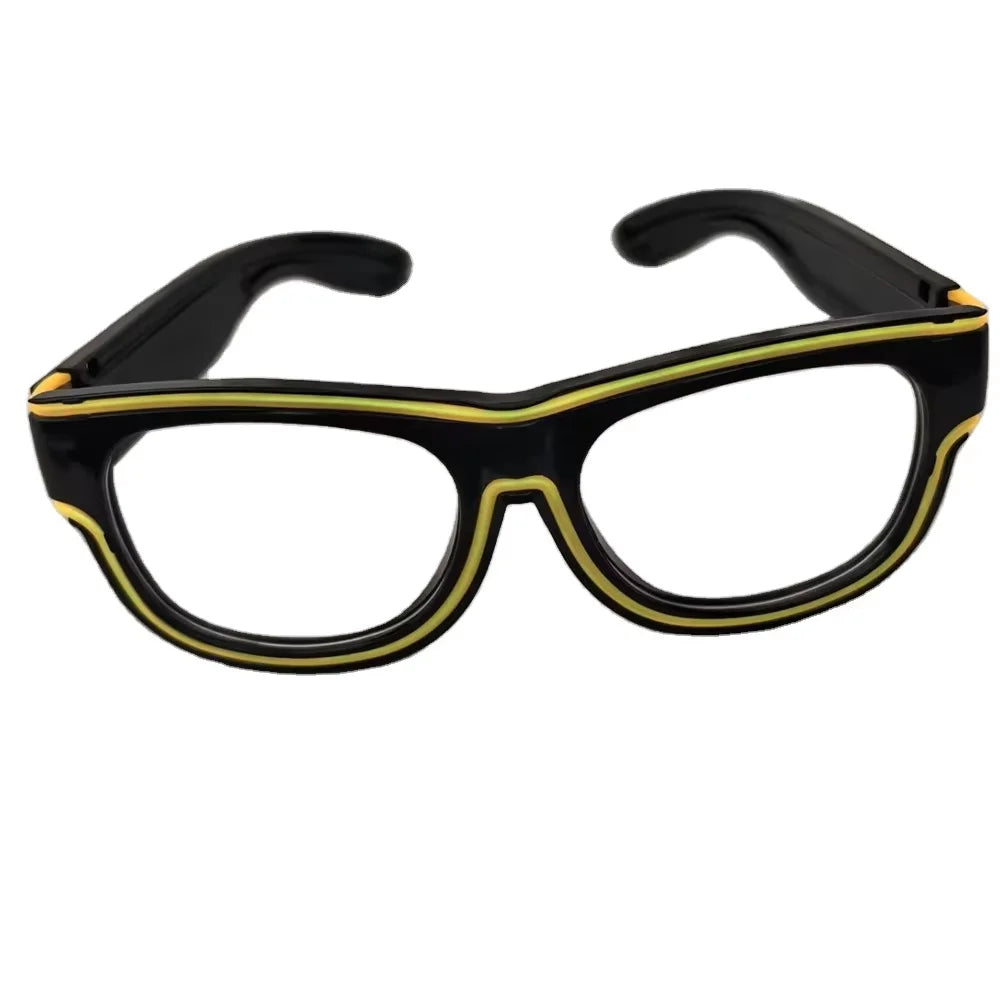 Raverfrog Wireless LED luminous rechargeable sunglasses.  No cords!