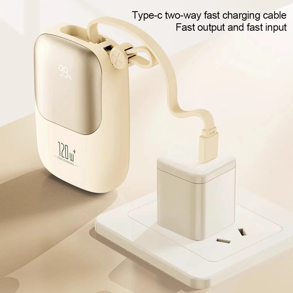 120W Super Fast 20000mAh Large Capacity Power Bank.  Two Way Charging / Digital Display.