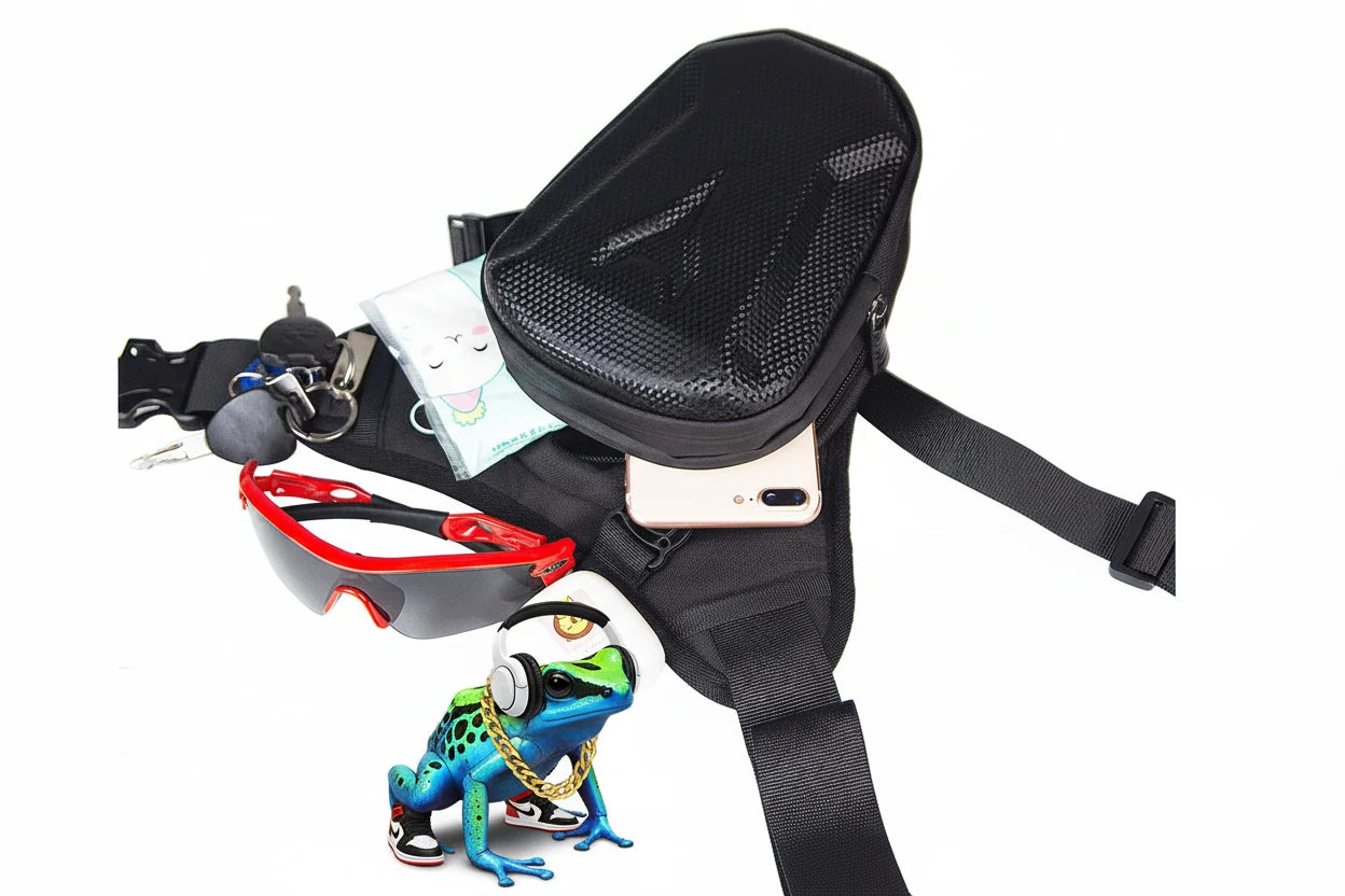 Festival Carbon Fiber leg bag - splash resistant 💦🎉