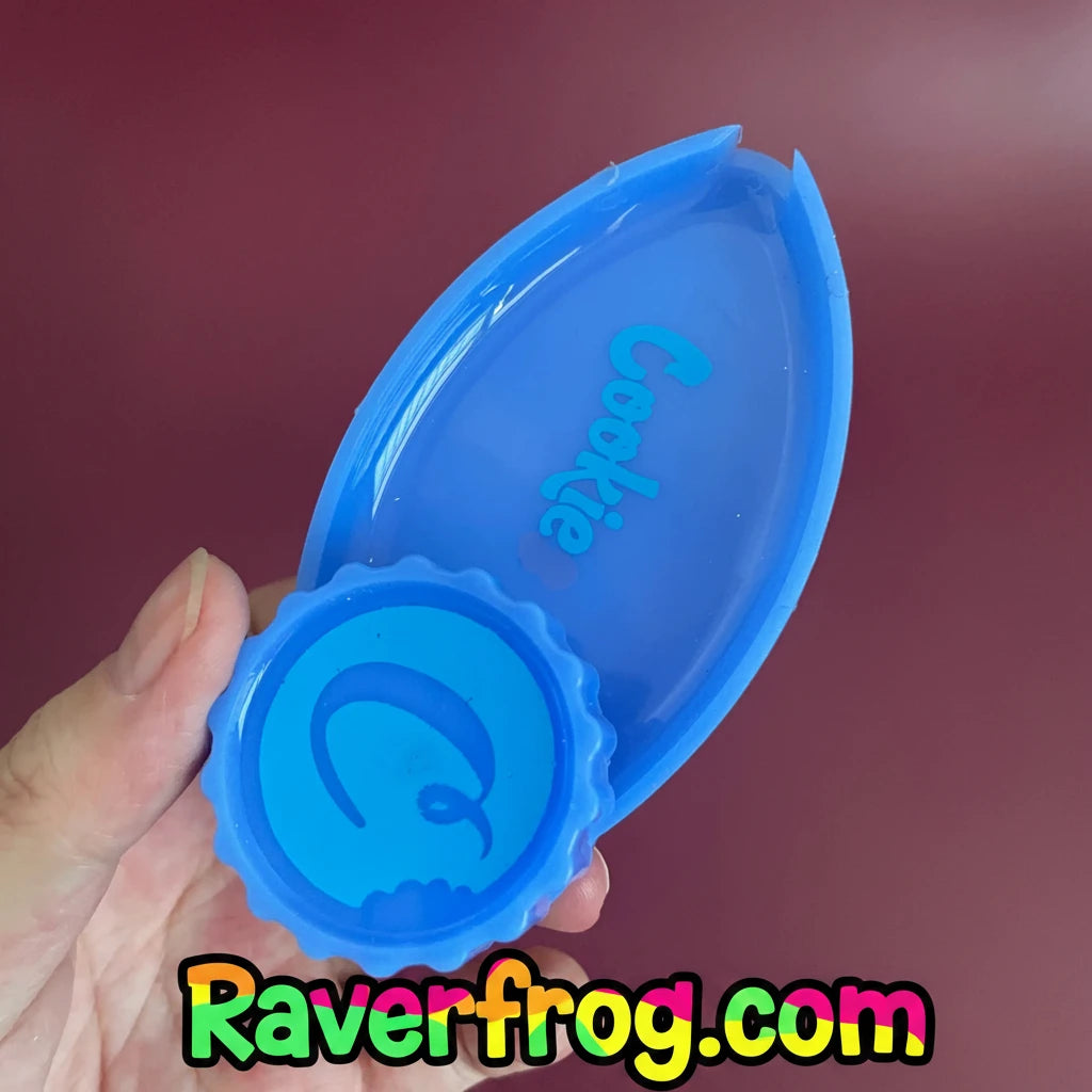 COOKIE BRAND Grinder with Built in Tray!  Grind and Roll on the Go!  Perfect for Festivals!  Durable High Quality Metal Design!