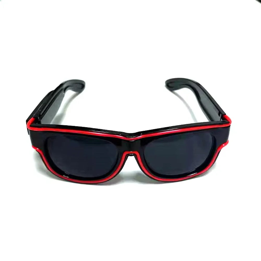Raverfrog Wireless LED luminous rechargeable sunglasses.  No cords!