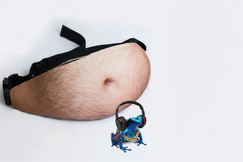 Realistic Beer Belly Fanny pack. ‘Anti-Harassment’ Festival Pack.