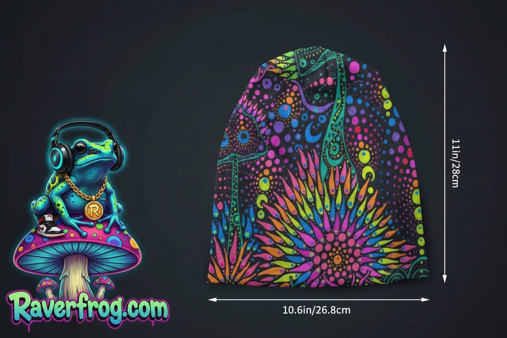 Psychedelic Magic Mushroom Beanies / Skully Caps.