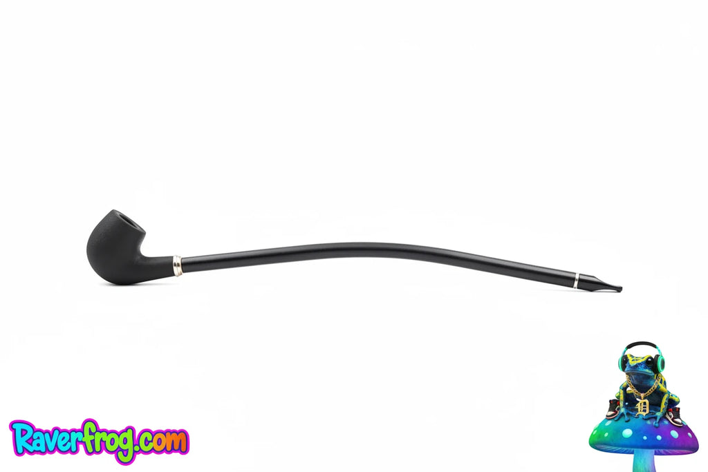 Expertly Crafted Wooden Long Elegant Pipe with Filter. 16 inches. Burn Anything! Comes with. 3 in 1 Pipe Tool!