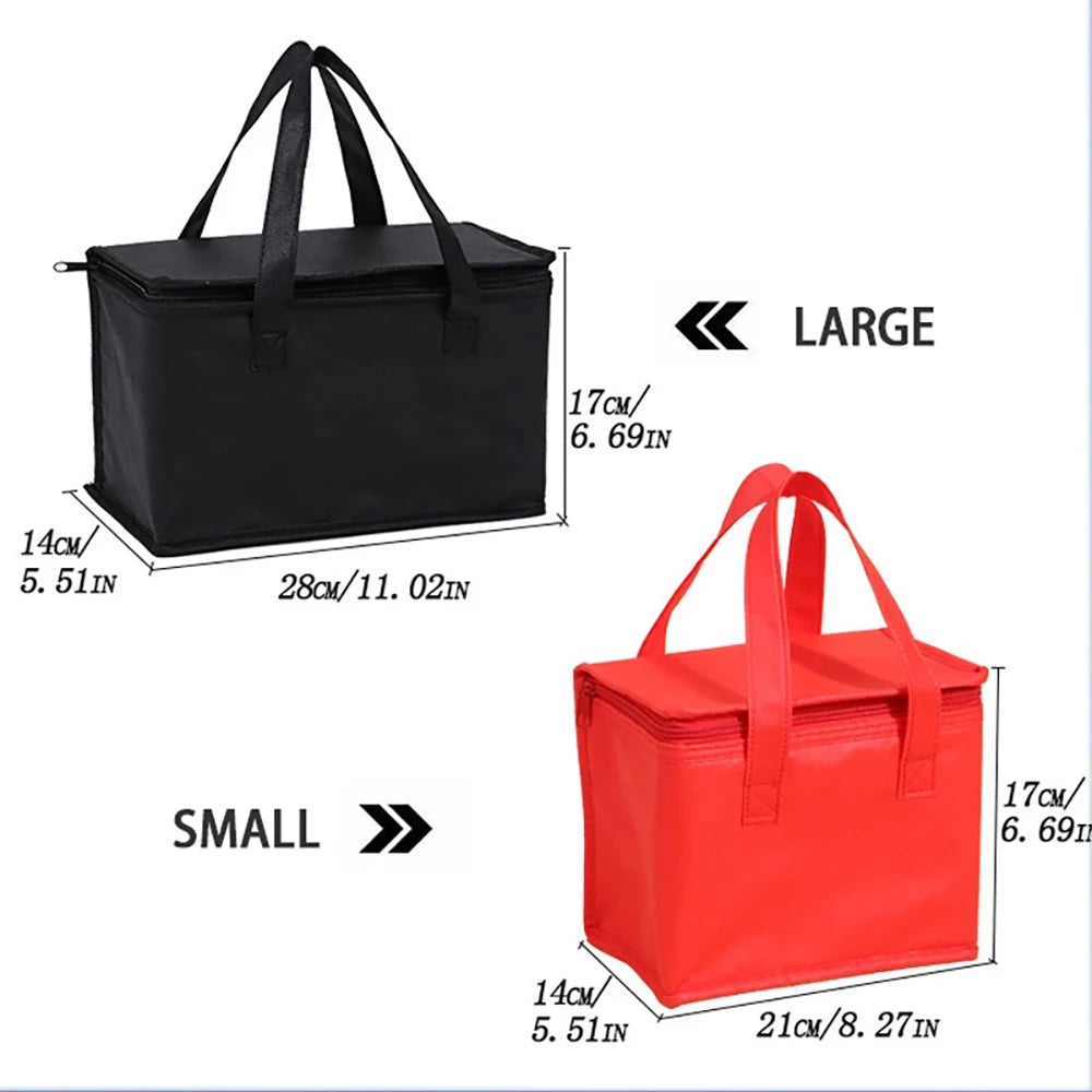 Portable foldable Lunch Cooler Bag. 2 Sizes.