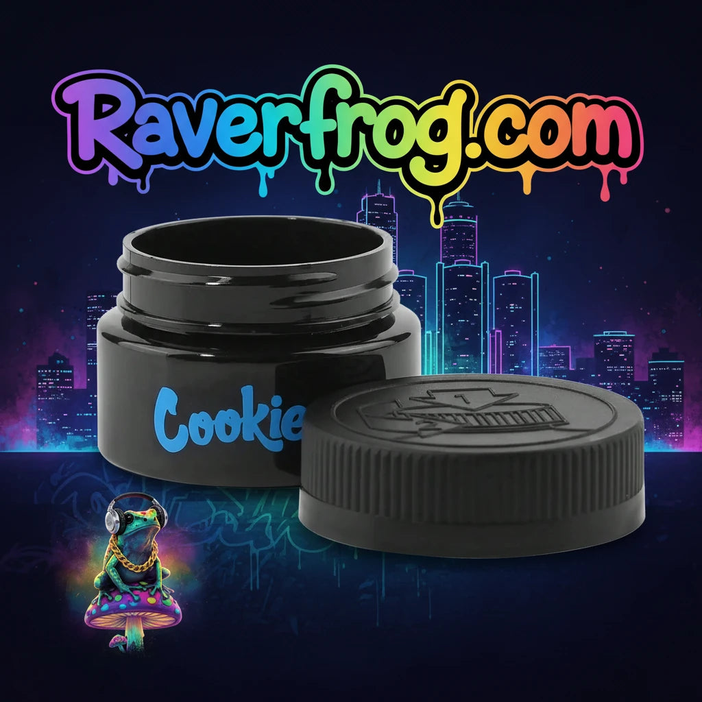 COOKIES 2 Piece Dual Combo - Concentrate Storage Stash Jars. (Waterproof and Smell Proof). **2 for 1 Special**