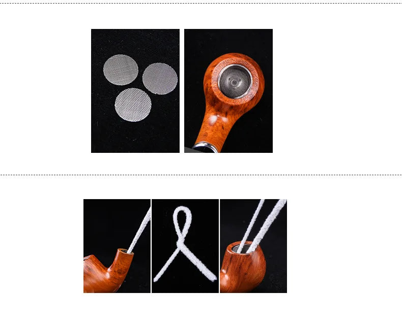 Expertly Crafted Wooden Long Elegant Pipe with Filter. 16 inches. Burn Anything! Comes with. 3 in 1 Pipe Tool!