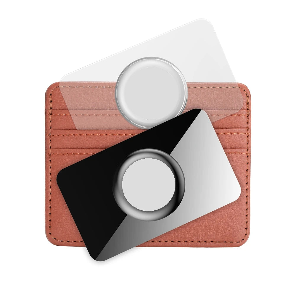 NEW For Apple Airtag Wallet Thin Case Holder.  1 or 2 unit choice.