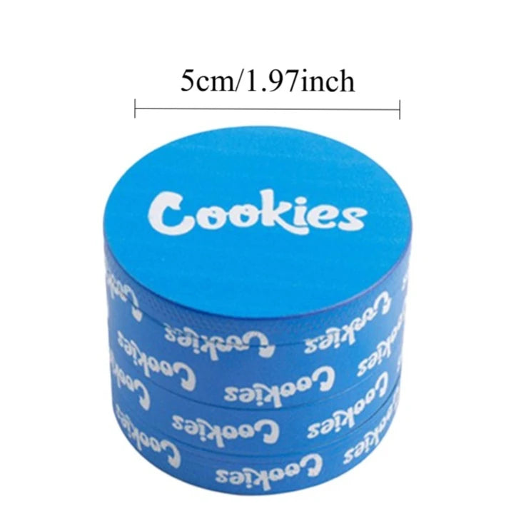COOKIES BRAND Stainless Steel Rolling Tray and Diamond-Cut Herb Grinder.  Separate or Combo Purchases Available.