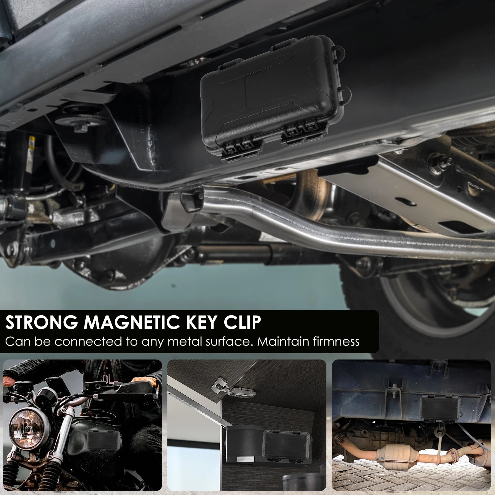 1-2Pcs Upgraded Magnetic Under Car Carrier.  Travel Safely.  Very strong magnets, waterproof.