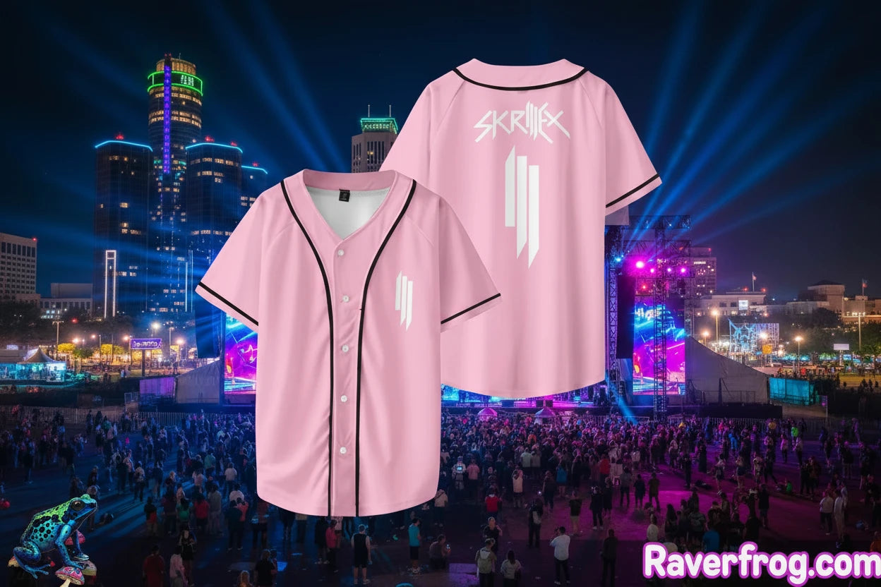 ‎*NEW* Official Skrillex Baseball Jersey.   **2025/2026 Skrilex Tour Merchandise**
