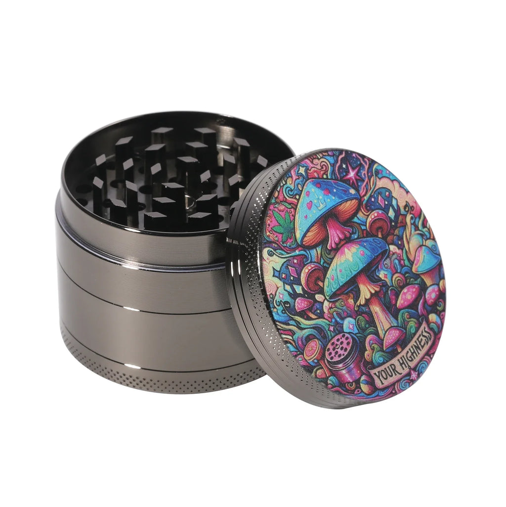 Raverfrog Grinder (Compact and Large Sizes Available) Metal Herb Grinder