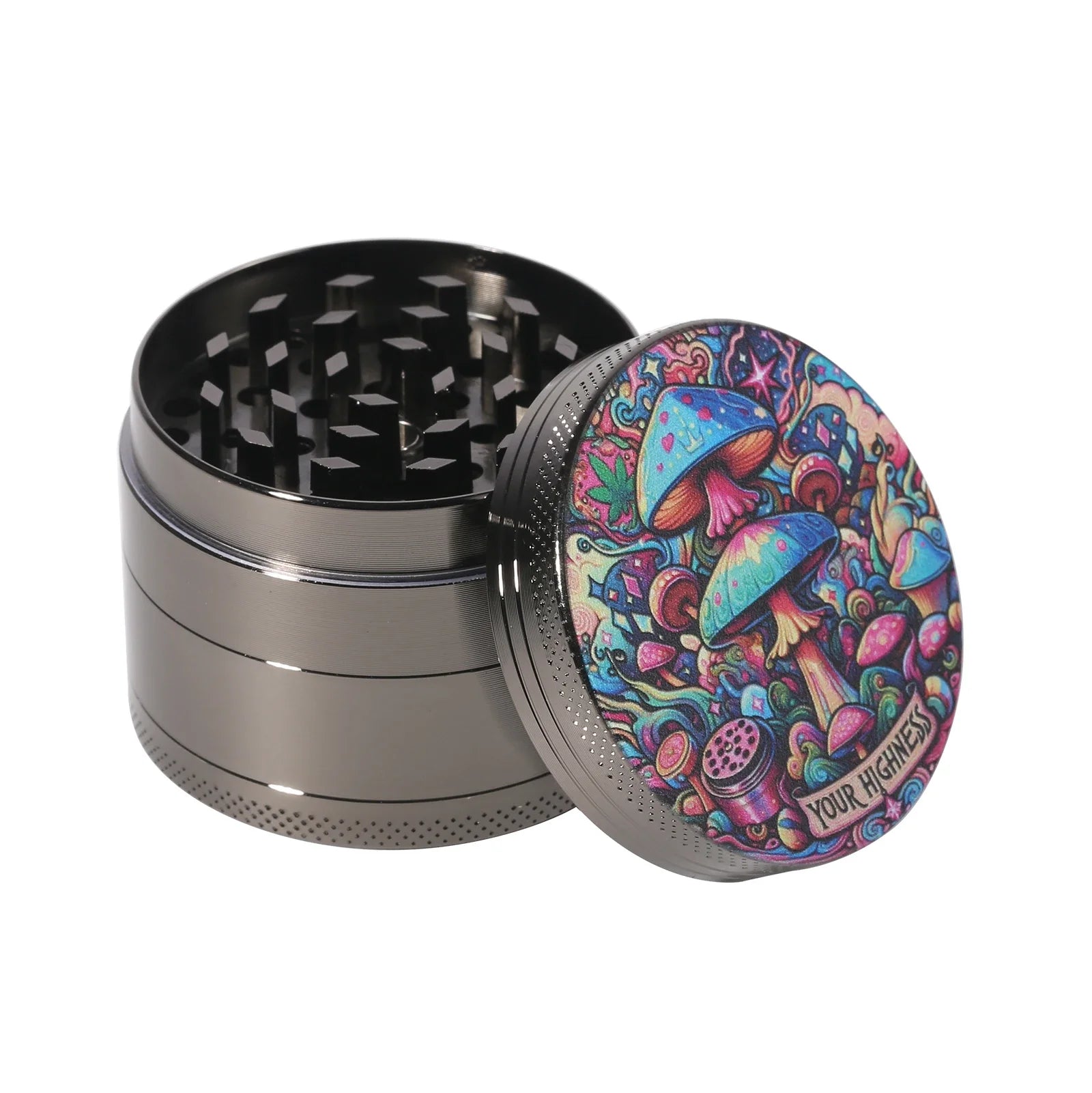 Raverfrog Grinder (Compact and Large Sizes Available) Metal Herb Grinder
