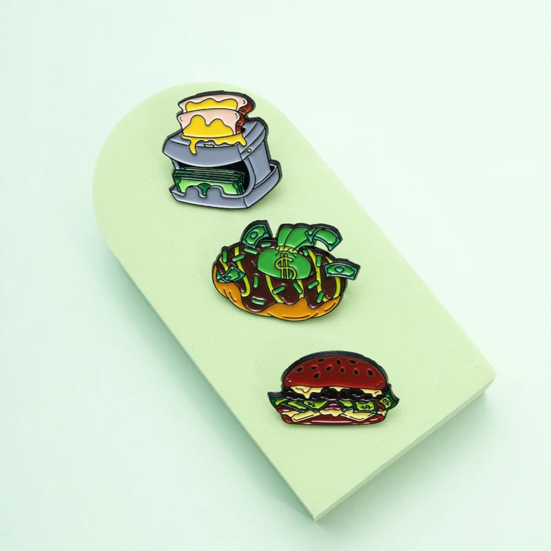 Ca$h Money Enamel Festival Pin Collection.  20 Unique Designs to choose from.