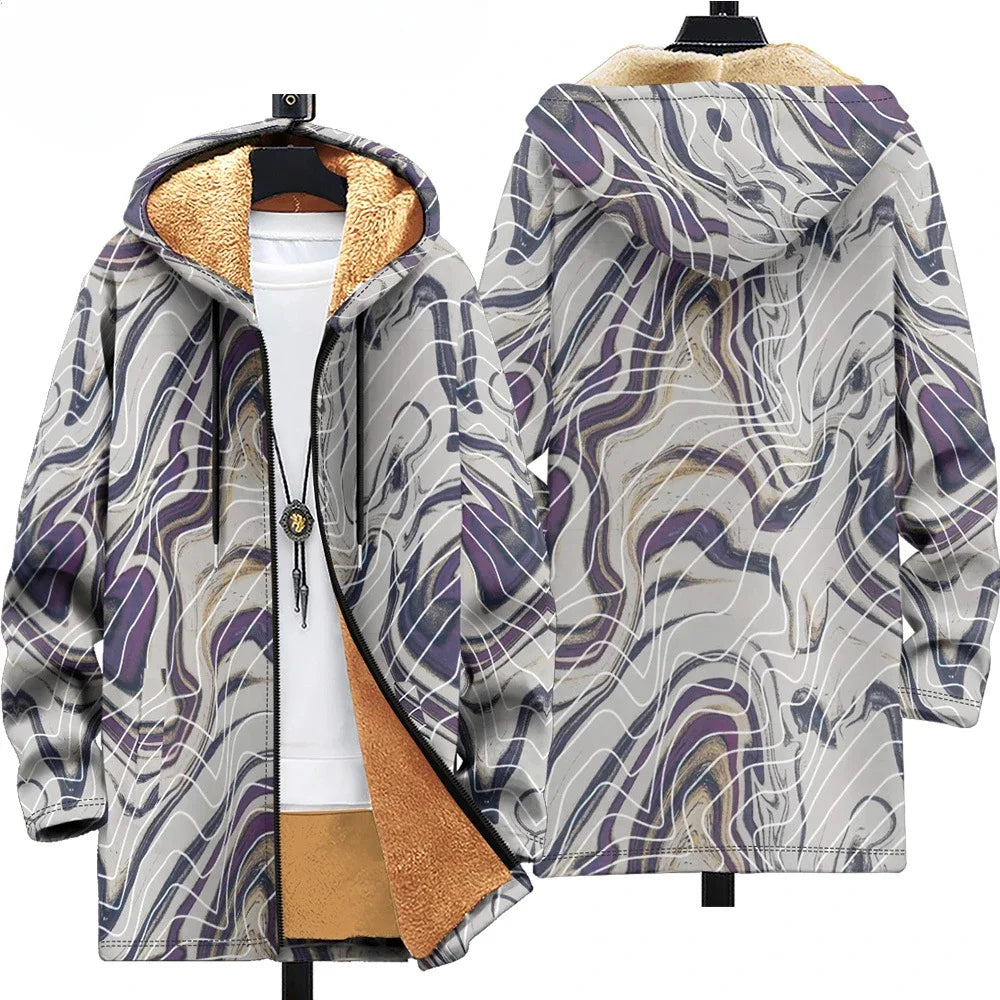 🐸 High Quality Festival Style Graphic Cardigans / Jacket.  Unique Street Style + Great Quality Fleece Lined Warmth.