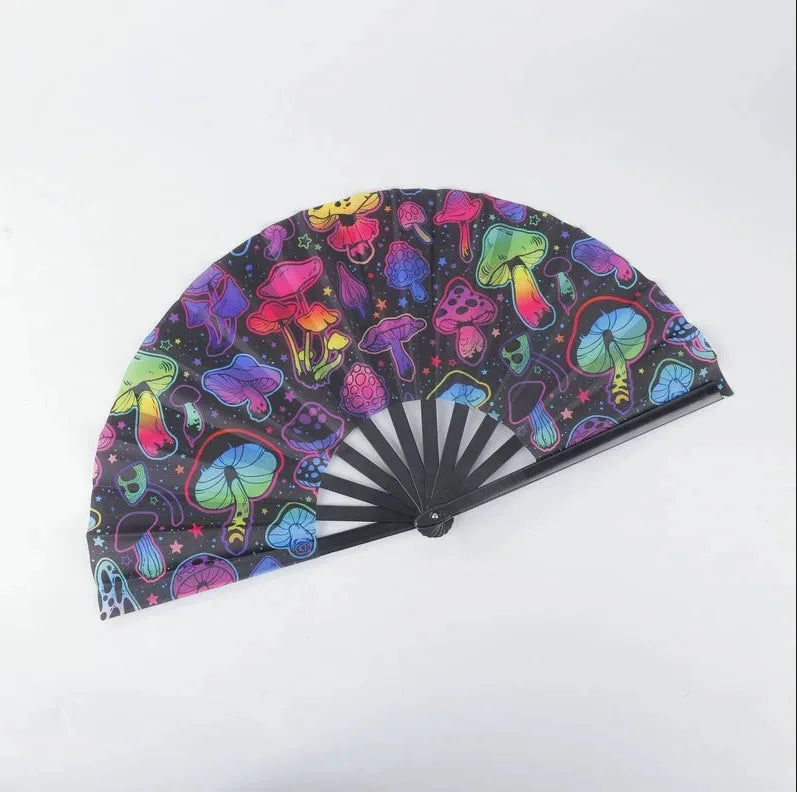 Foldable LARGE Raver Fan.