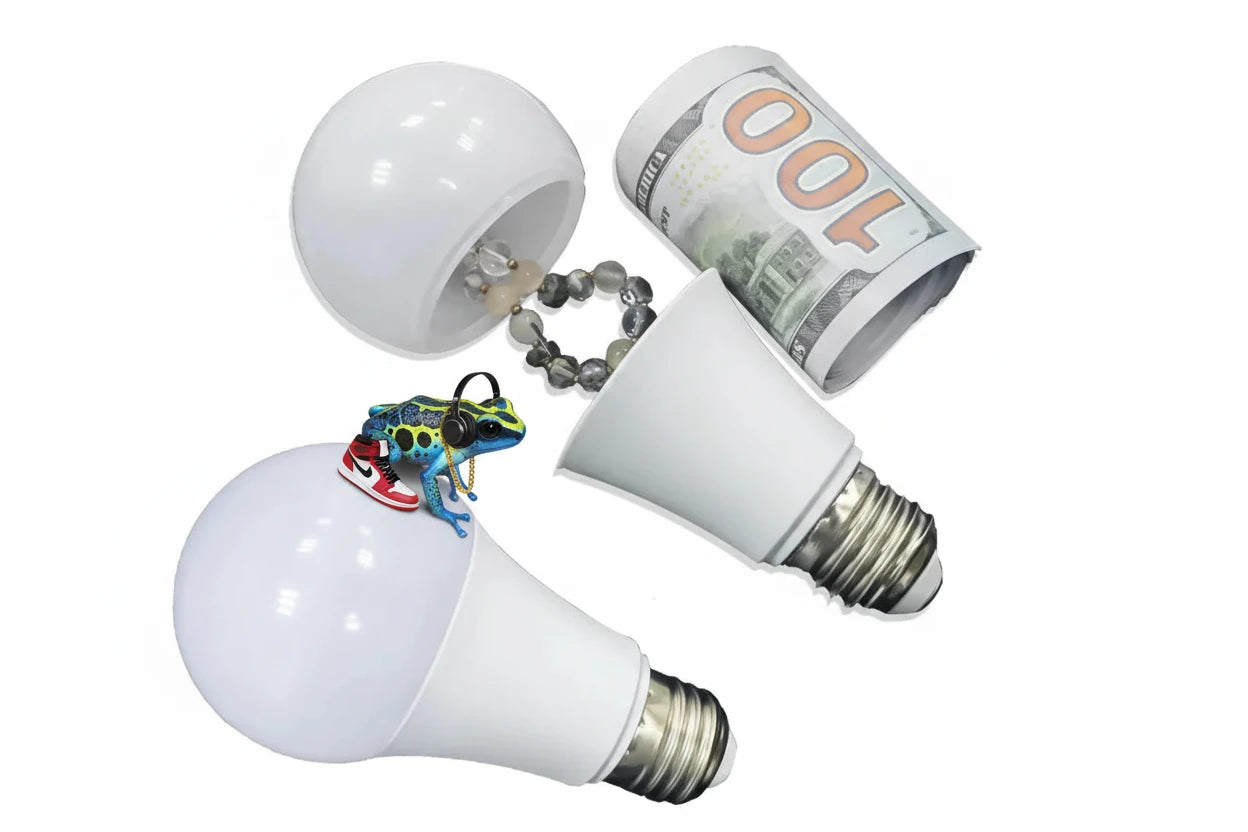 Sight Secret Light Bulb Stash Spot