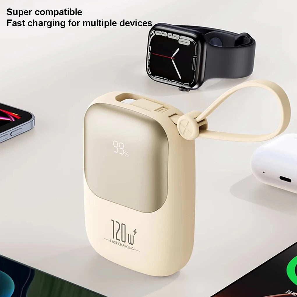 120W Super Fast 20000mAh Large Capacity Power Bank.  Two Way Charging / Digital Display.