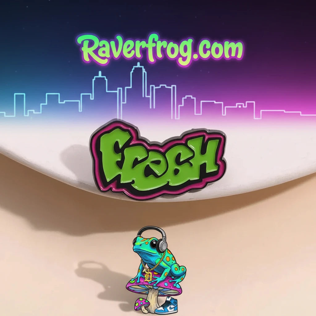 “Fresh” Enamel Festival Pins.  Fresh Prince of Detroit.