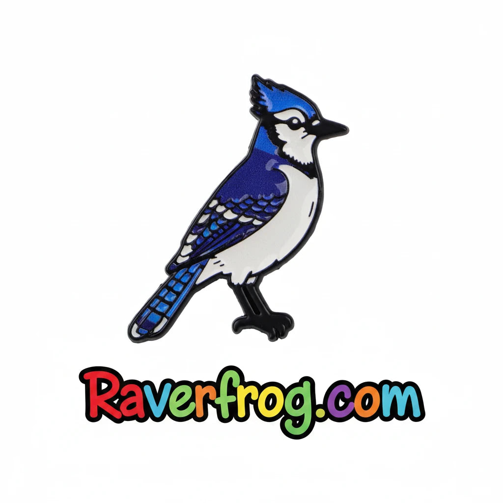 Blue Jay Enamel Festival Pin