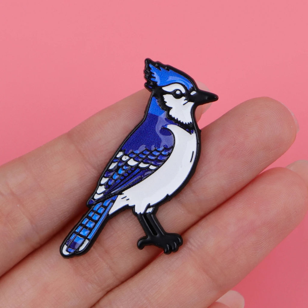 Blue Jay Enamel Festival Pin