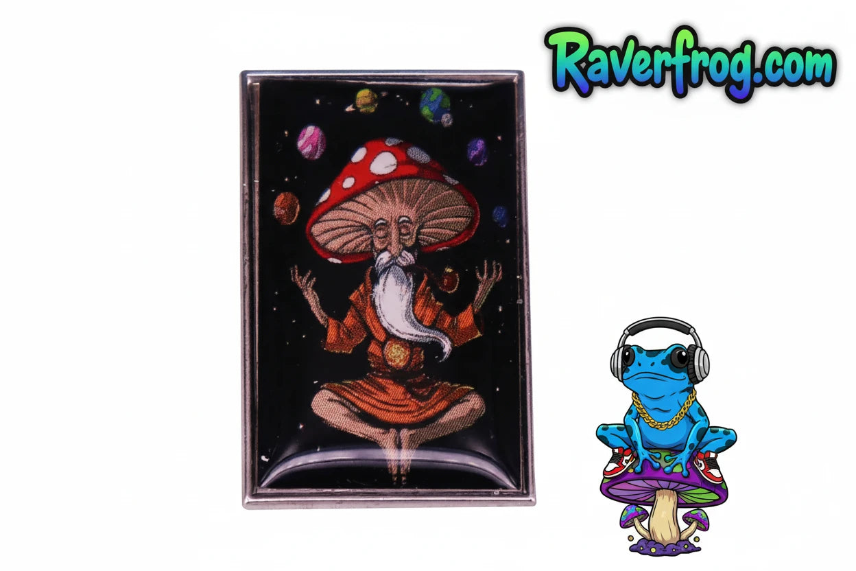 Mushrooms and Magical Forest Enamel Drip Pin Collection.