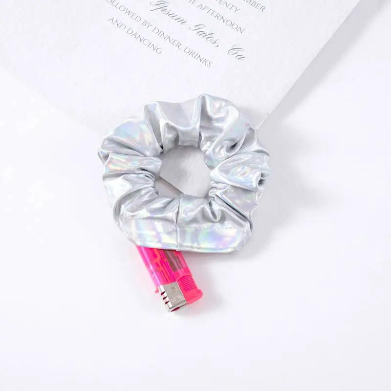 Secret Hair Scrunchie ⁣⁣⁣⁣Stash Hidden Storage Compartment.