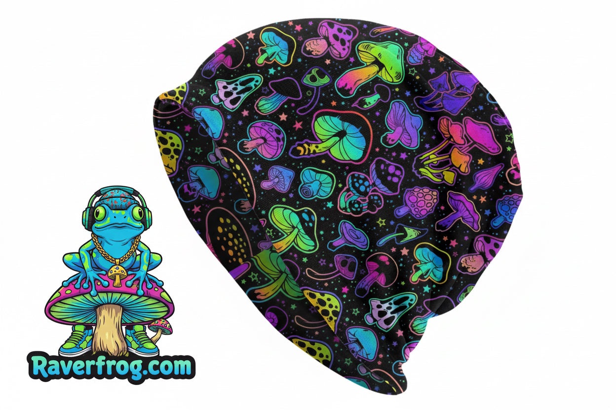Psychedelic Magic Mushroom Beanies / Skully Caps.