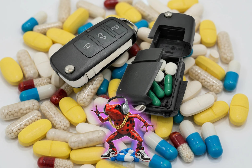Fake Car Key Safe Hidden Secret Compartment Stash Box Discreet Decoy Car Key Fob