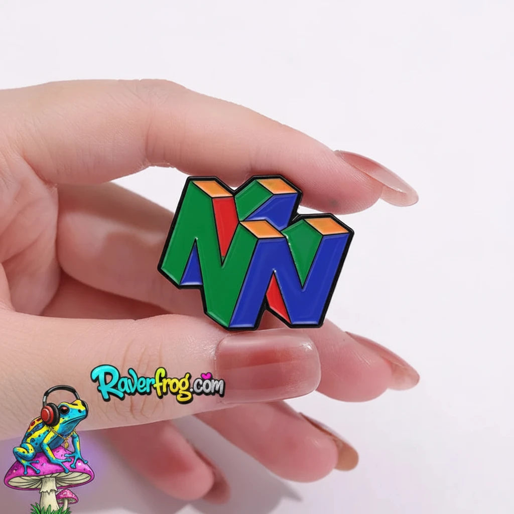 Nintendo N64 Enamel Festival Pin