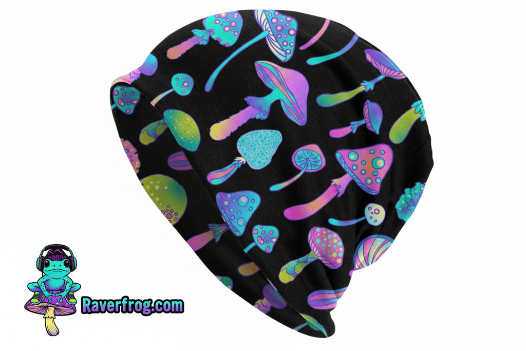 Psychedelic Magic Mushroom Beanies / Skully Caps.