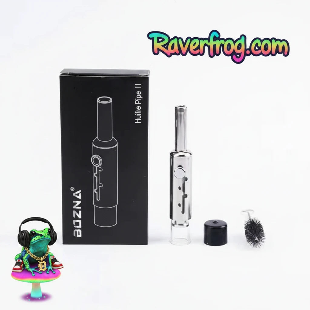 5-Level Adjustable Metal Pipe with Glass Tube | Reusable EDG Dry Burn Pipe with filter | Load a few grams and go.  Pack and push 5 different levels of Herb to the front.  Pushes Ashes out and pushes new green to the front.  Festival Must Have! 💨Anything!