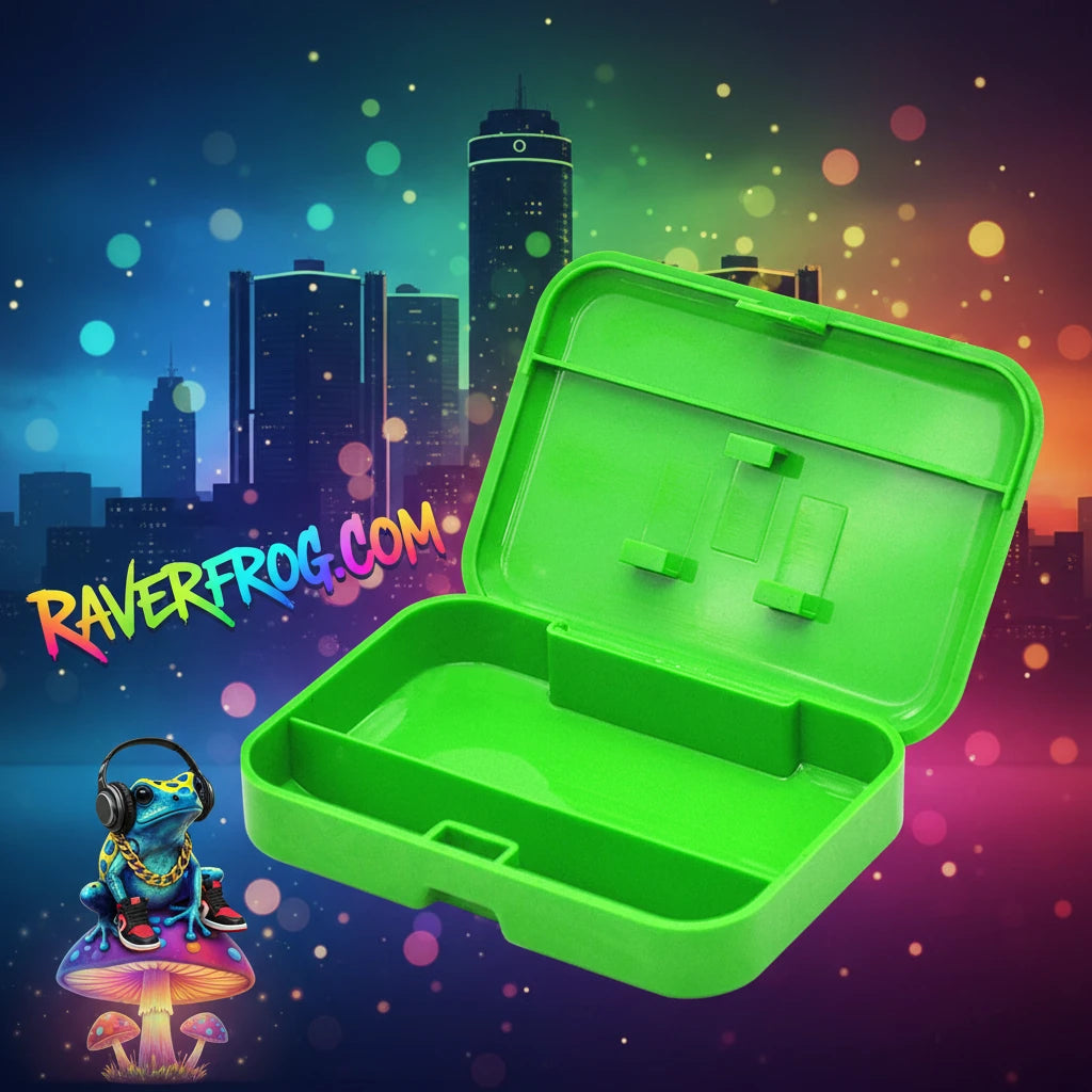 Compact Smoking Stash Box Storage Case.