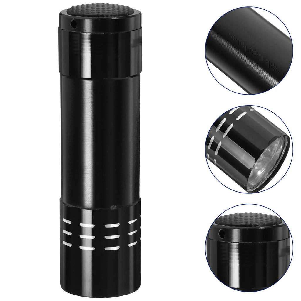 1Pc Black Small Flashlight Hiding Box Hidden Stash.  Working Flashlight.