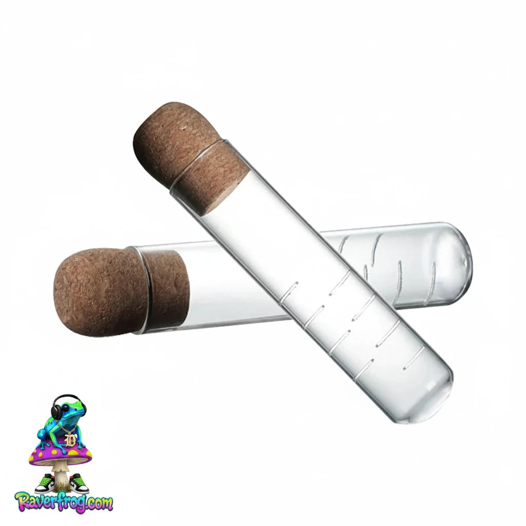 Food-Safe / Heat-Safe Glass Tea Infuser with Premium Cork Top.  Great for Mushrooms, Cannabis, Herbal Teas, etc.