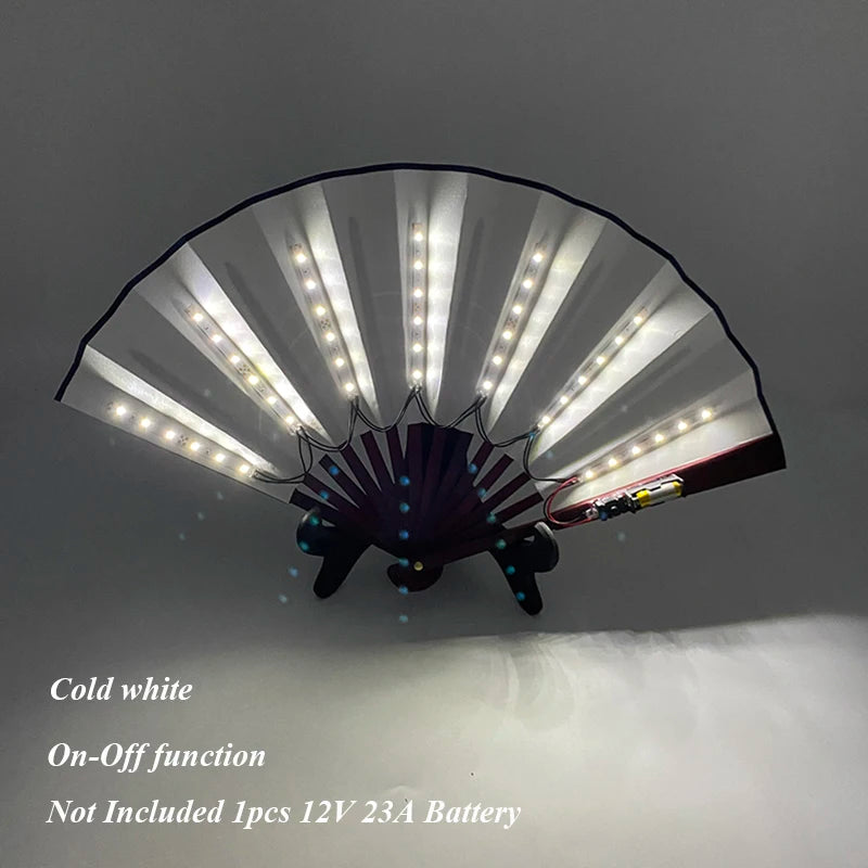 Rechargeable LED Rave Fan.  Color Modes.  Long Battery Life.