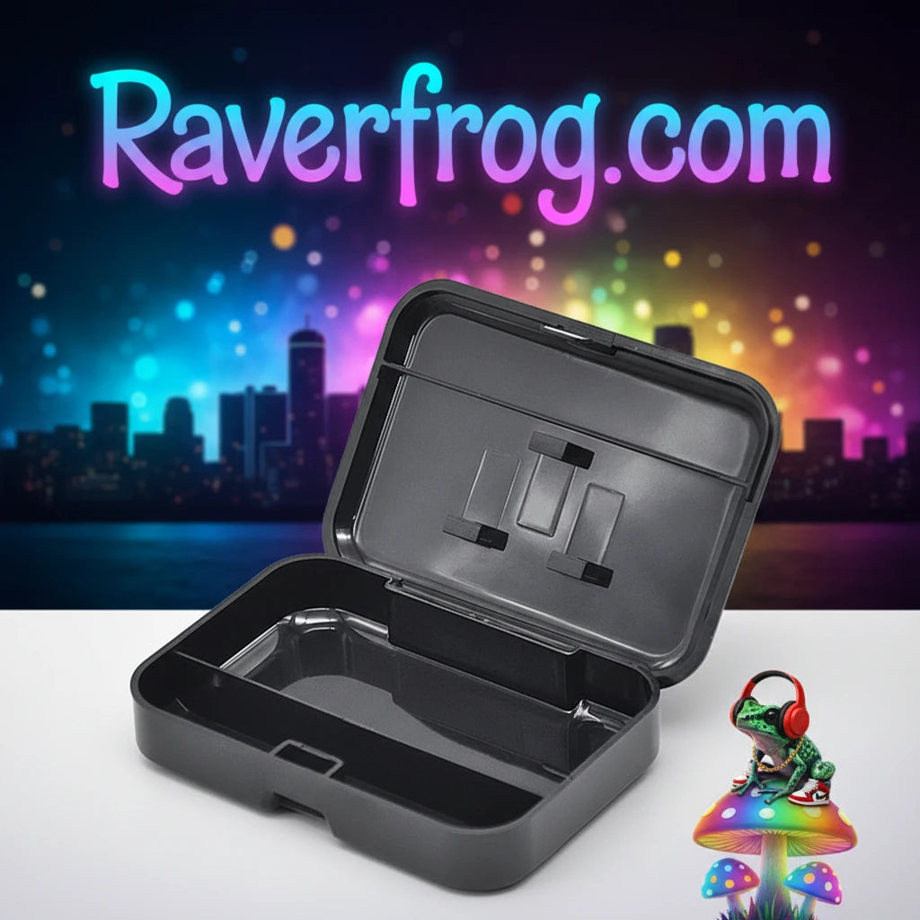 Compact Smoking Stash Box Storage Case.