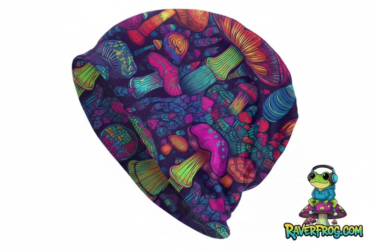 Psychedelic Magic Mushroom Beanies / Skully Caps.