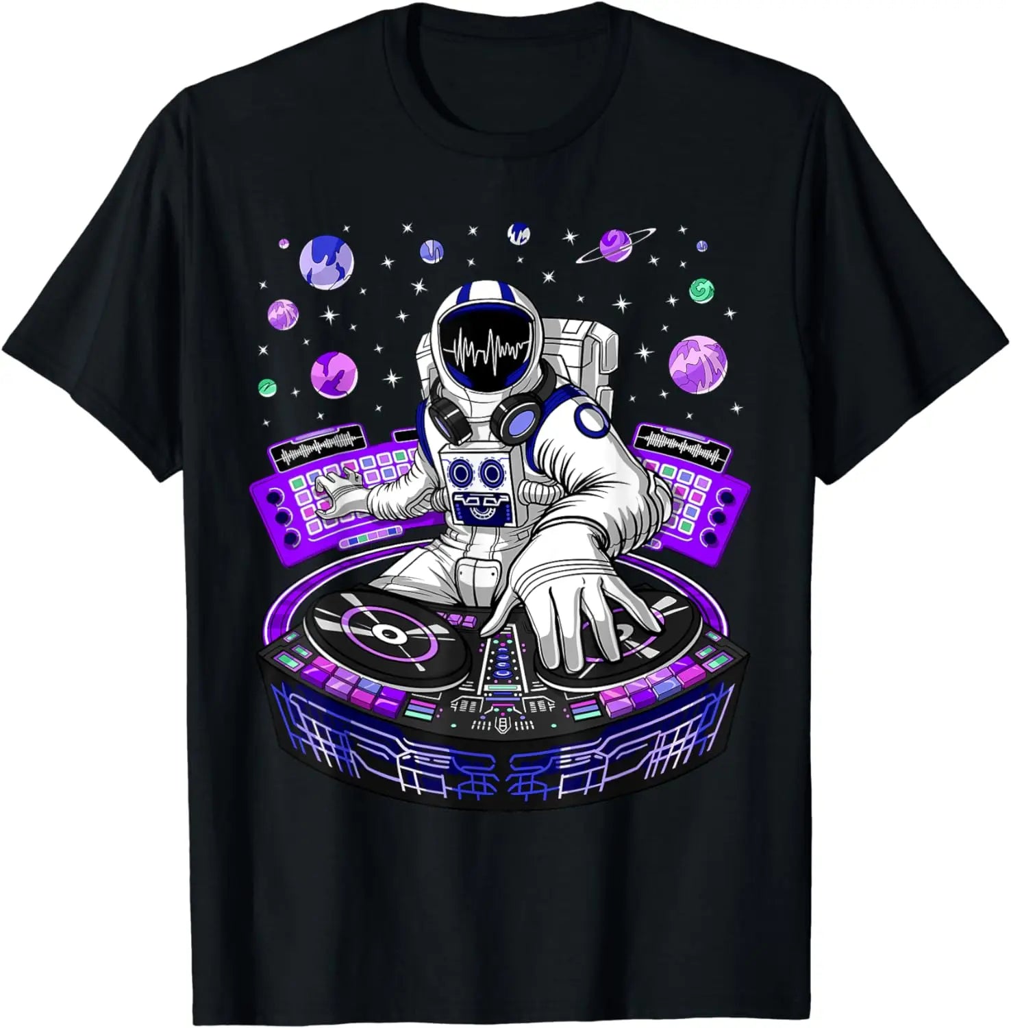Astronaut Psychedelic DJ T-Shirt