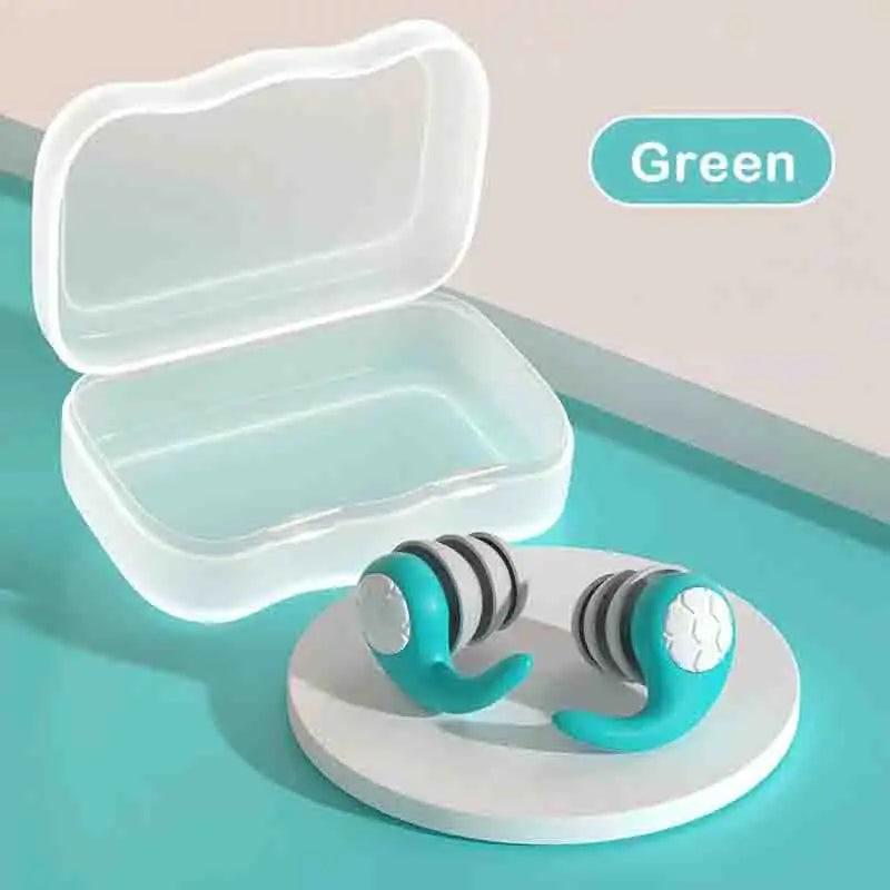 Premium Soft Silicone Earplugs with Noise Cancellation, Waterproof, very Comfortable.